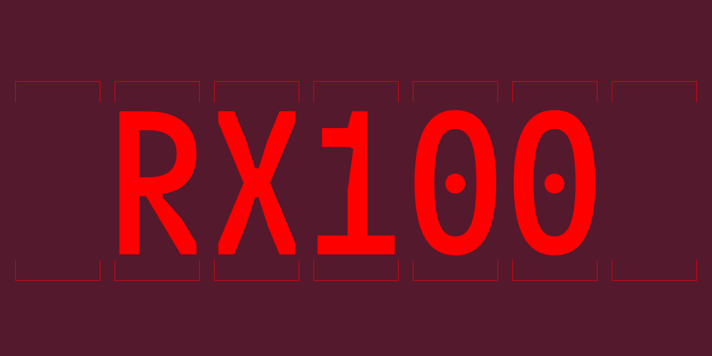 폰트 RX 100